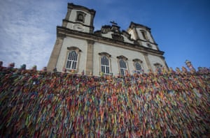 The Church of Nosso Senhor do Bonfim in Salvador, Brazil.