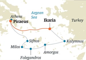 greek islands route