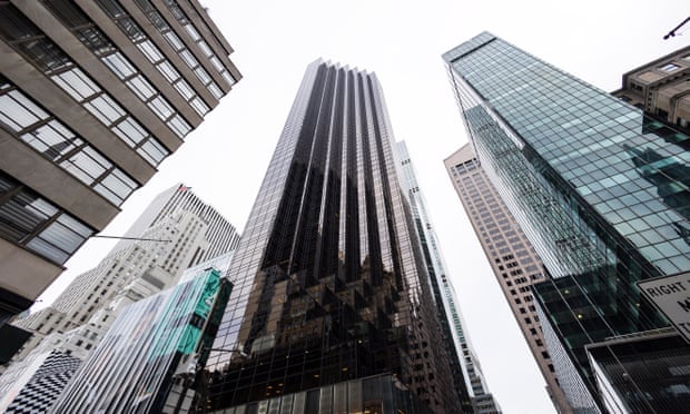 Vista da Trump Tower em Nova York.