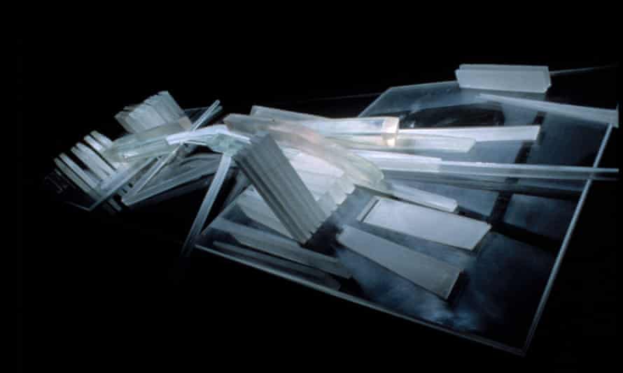 Splintered Perspex shards … Habitable Bridge Model (1996).
