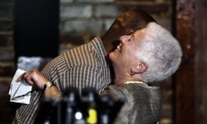 Rita Schwerner Bender, the widow of slain civil rights worker Michael Schwerner, and Ben Chaney, the brother of slain civil rights worker James Chaney, hug each other after a jury convicted Edgar Ray Killen, 80, of manslaughter in 2005.