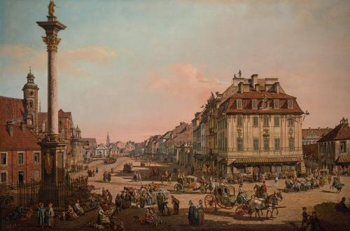 Bernardo Bellotto’s 18th century paintings of Warsaw were used to rebuild the city following its destruction in the second world war.