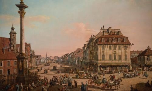 Story Of Cities 28 How Postwar Warsaw Was Rebuilt Using 18th Century Paintings Cities The Guardian