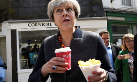 Theresa May in Mevagissey