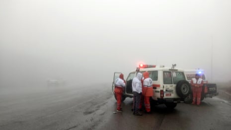 Fog hampers rescue efforts for Iranian president after helicopter crash – video report