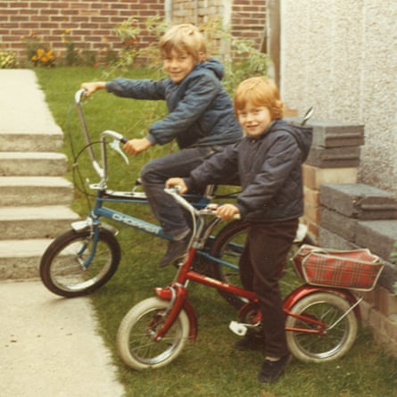 Darren (left) and his brother, circa 1974.