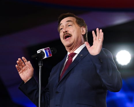 Mike Lindell in Grapevine, Texas, on 27 March 2026.