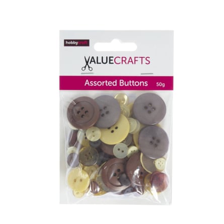 Hobbycraft Neutral Buttons Pack 50g