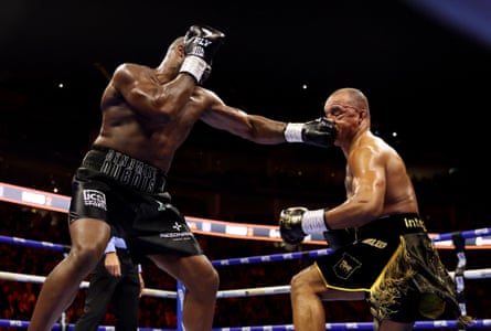 Daniel Dubois overpowers Fabio Wardley in their much-anticipated clash in London.
