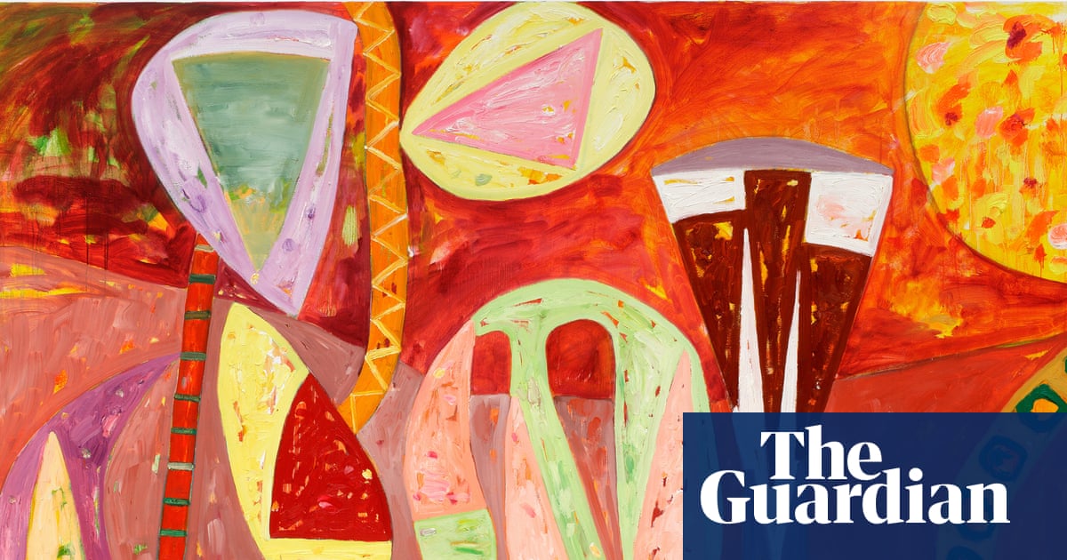 ‘Riot of colour’: Gillian Ayres show in Devon just the tonic for gloomy times