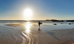 Life’s a beach … surfer in the Alentejo, Portugal.