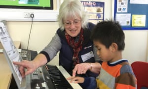 Teacher Ann Bladon is one of the 50-strong Swindon Music Co-operative