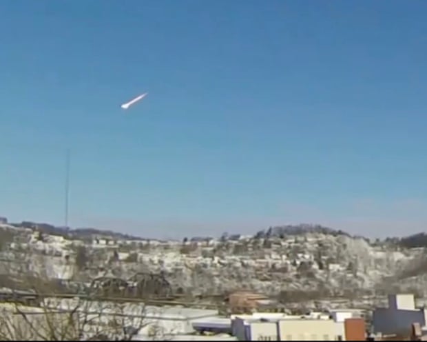Suspected meteor