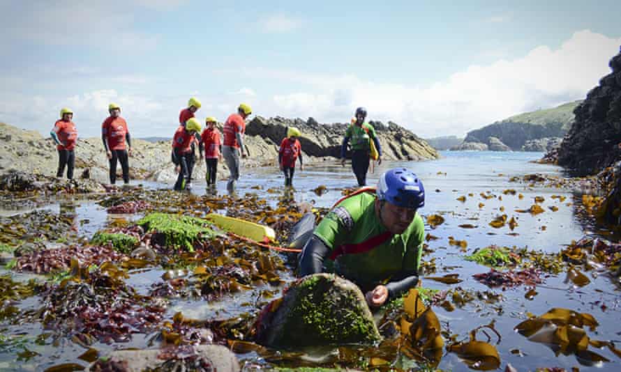 Cornwall-castaways foraging on beACH