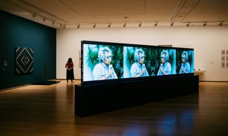 Vernan Ah Kee’s 2010 work Tall Man remains ‘painfully relevant’.