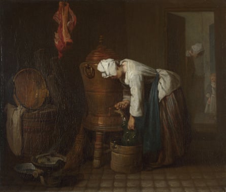 La Fontaine (The Water Cistern), 1733. Artist: Chardin, Jean-Baptiste Siméon (1699-1779)La Fontaine (The Water Cistern), 1733. Found in the collection of the National Gallery, London. (Photo by Fine Art Images/Heritage Images/Getty Images)
