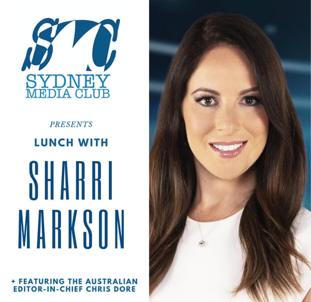 Lunch with Sharri Markson  invitation