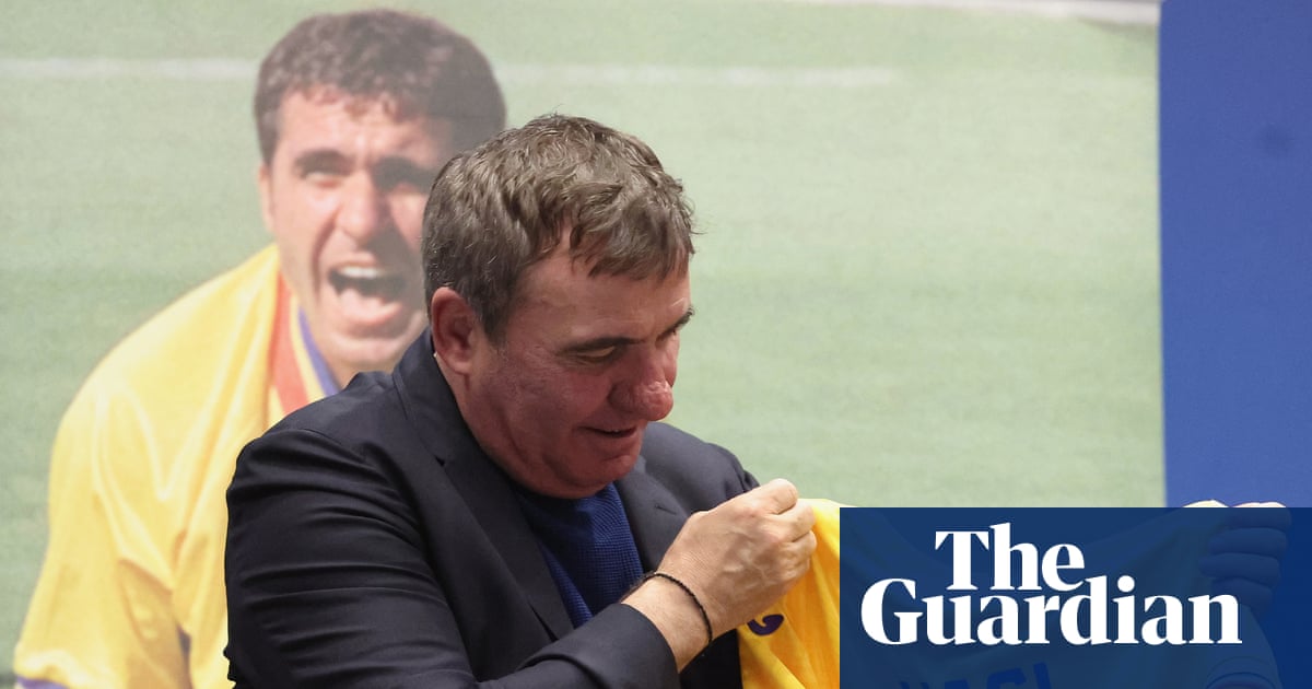 Romania legend Gheorghe Hagi returns as manager: Our goal is to win every game'