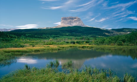The Blackfeet reservation sits right across from Glacier national park in Montana.