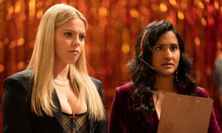 Rapp, left, and Amrit Kaur in The Sex Lives of College Girls.