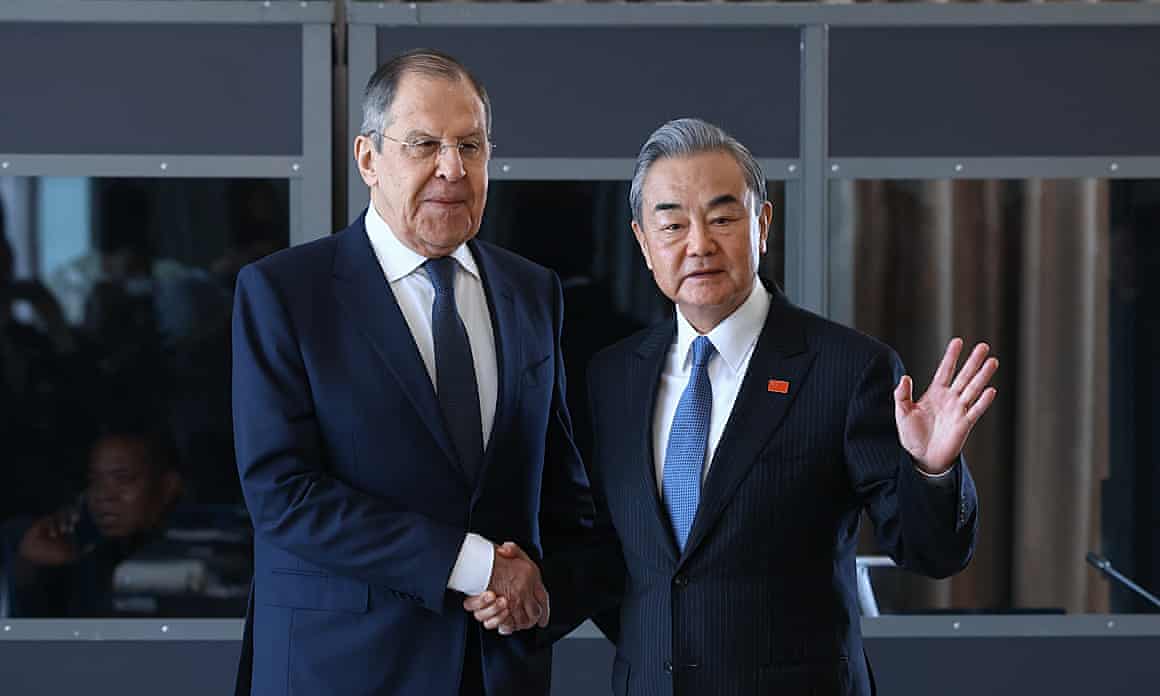 Sergei Lavrov and Wang Yi
