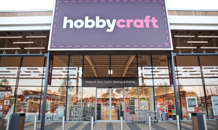 Hobbycraft says visits to its online ideas page had tripled since the lockdown.