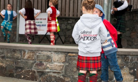 Young dancers strut their stuff in Ullapool.