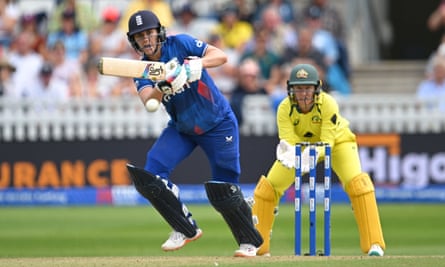 England’s Nat Sciver-Brunt plays a shot during the 2023 Ashes