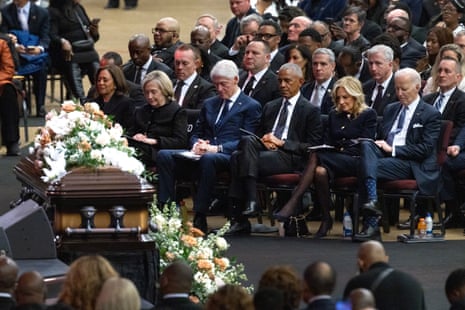 Jesse Jackson hailed as 'ambassador of hope' at memorial attended by Clintons, Obama and Biden | Jesse Jackson | The Guardian