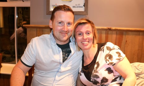 Celia Marsh with her brother Gareth Gower.