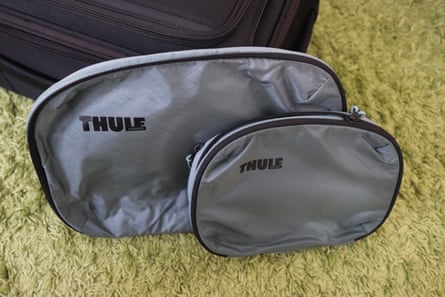 A photo of a set of Thule Compression Packing Cubes