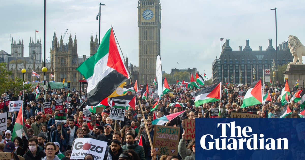 Two arrested at London demonstration for Israel-Hamas ceasefire
