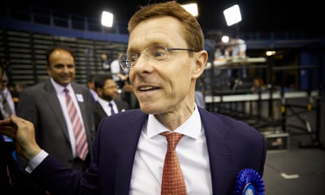 Conservative candidate Andy Street after being elected as the first mayor for the West Midlands combined authority.