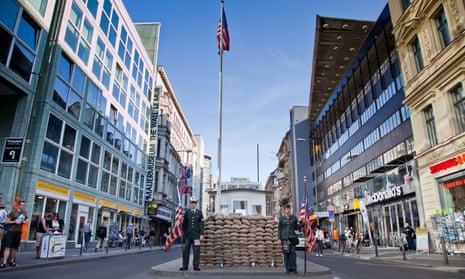 Until a recent ban, performers posed as US soldiers at Checkpoint Charlie, charging tourists for photographs.