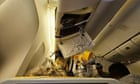 ‘Sheer terror’: three Australians in intensive care after Singapore Airlines flight hit turbulence