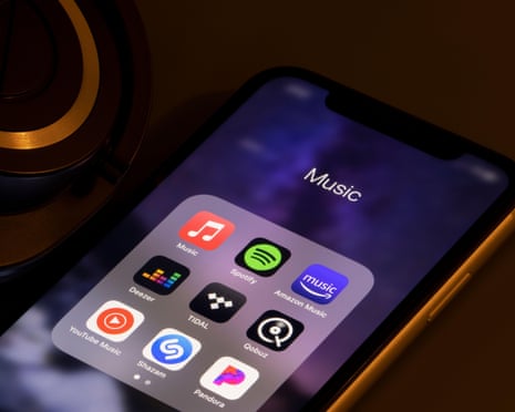 Müzik akışı platform logosu