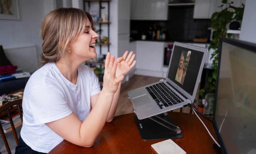 Starting small … ‘I give myself a microdose of fun by video-calling my sister in New Zealand.’