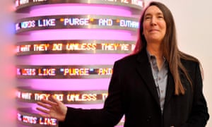 Jenny Holzer, now the subject of the Tate Modern Artist’s Rooms section.