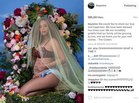 Beyonce’s Instagram post.