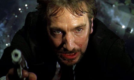 Alan Rickman as Hans Gruber in Die Hard.