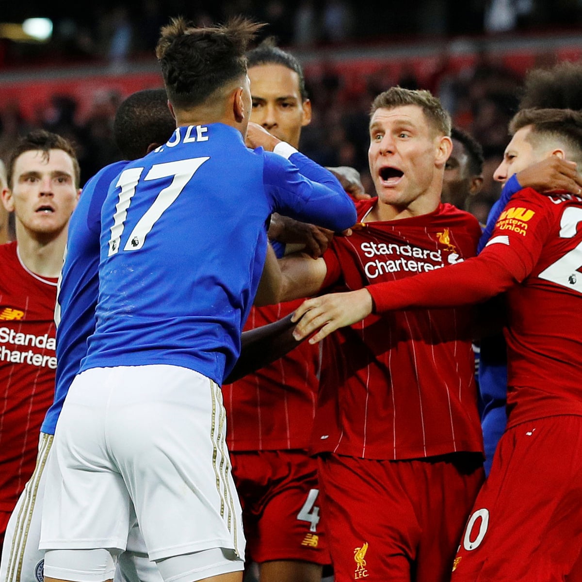 Liverpool 2 1 Leicester Burnley 1 0 Everton And More As It Happened Football The Guardian Liverpool 2 1 Leicester Burnley 1 0 Everton And More As It Happened Football The Guardian