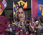 Australia news live: AFL grand final could spread Queensland measles outbreak; Albanese heads for UK talks