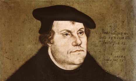 a portrait of Martin Luther circa 1530