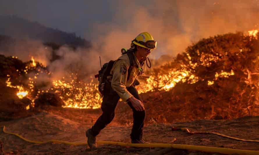 California’s Caldor fire moves east toward Lake Tahoe as crews continue to battle the fast-moving blaze.