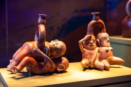 Erotic ceramics in pre-Columbian art are connected to rituals of fertility, sacrifice and ancestors