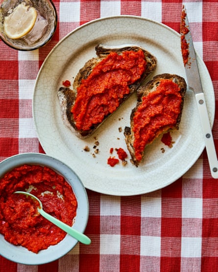 Šárka Otevřel Camrdová’s fermented bell pepper sauce.