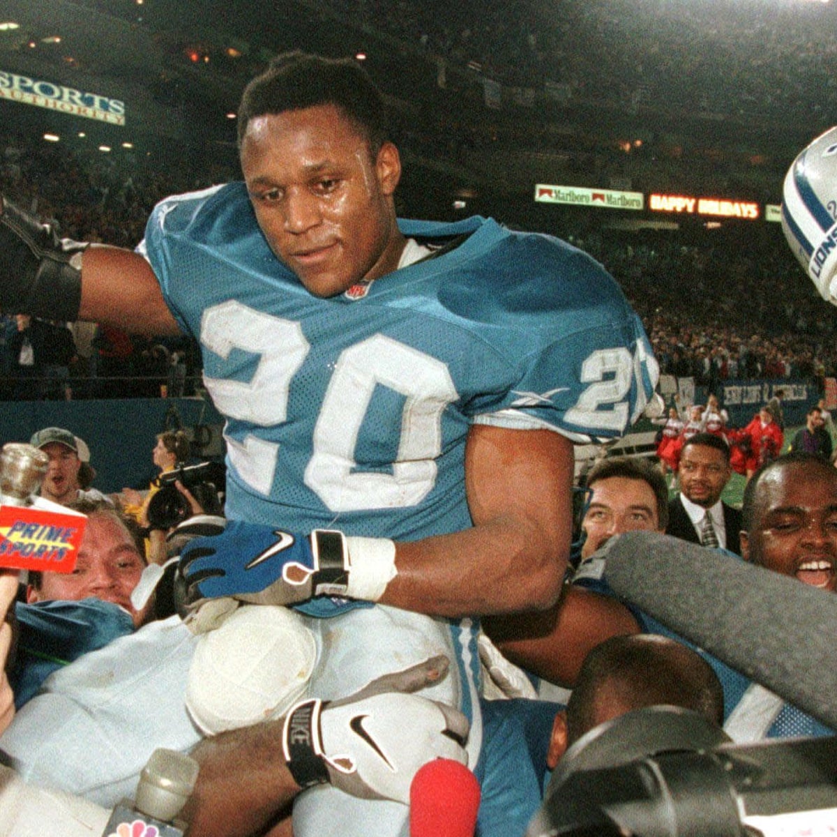 Barry Sanders's retirement at the top remains an NFL mystery | Detroit  Lions | The Guardian