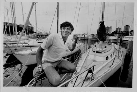 Jon Sanders after the 1984 Sydney to Hobart yacht race