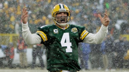 Brett Favre during his playing days with the Packers.
