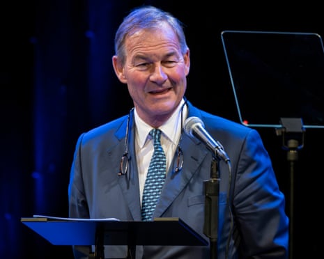 Rupert Lowe in a suit at the launch of his Restore Britain party
